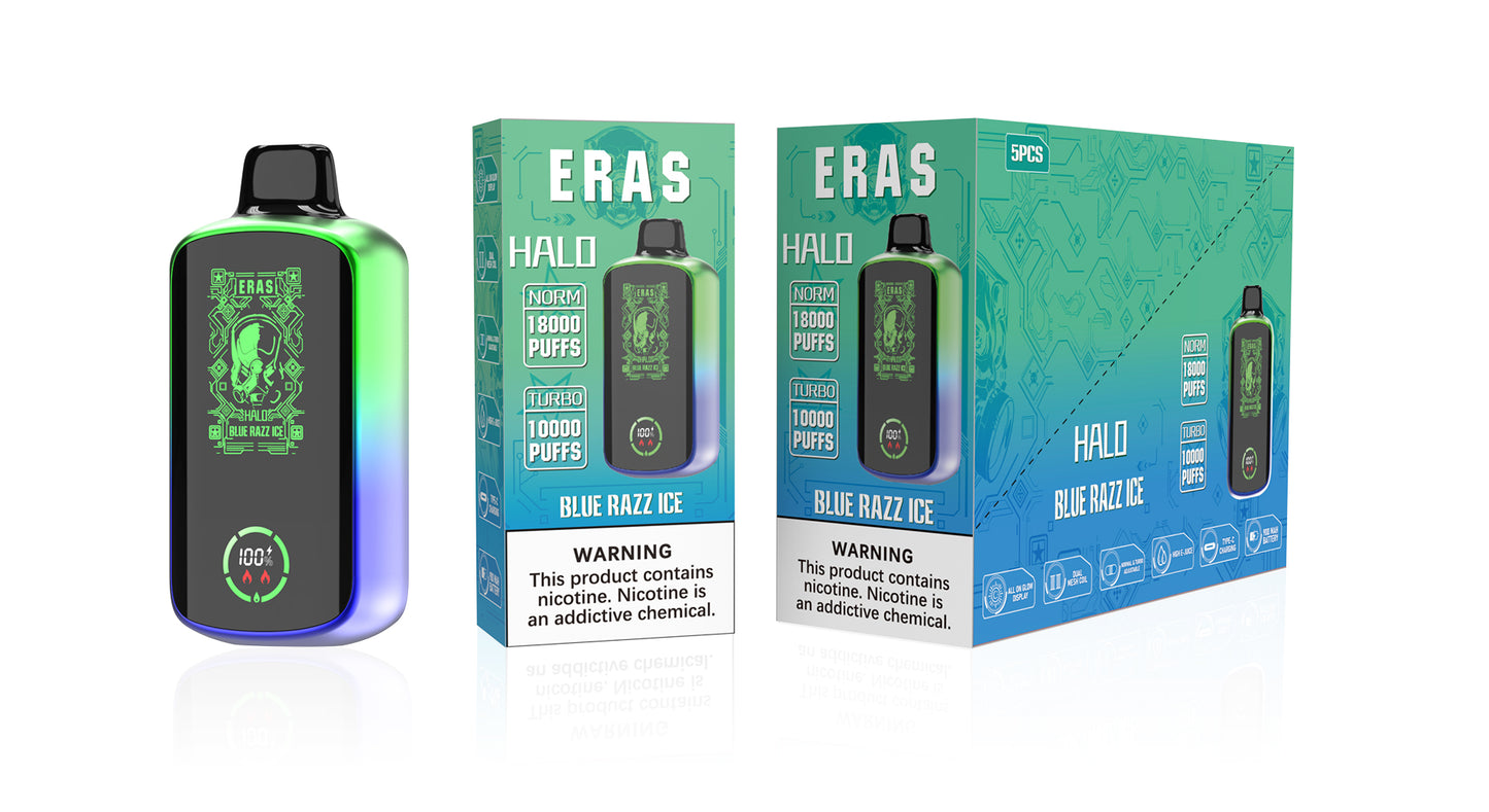 ERAS HALO DISPOSABLE VAPE 18000 PUFFS