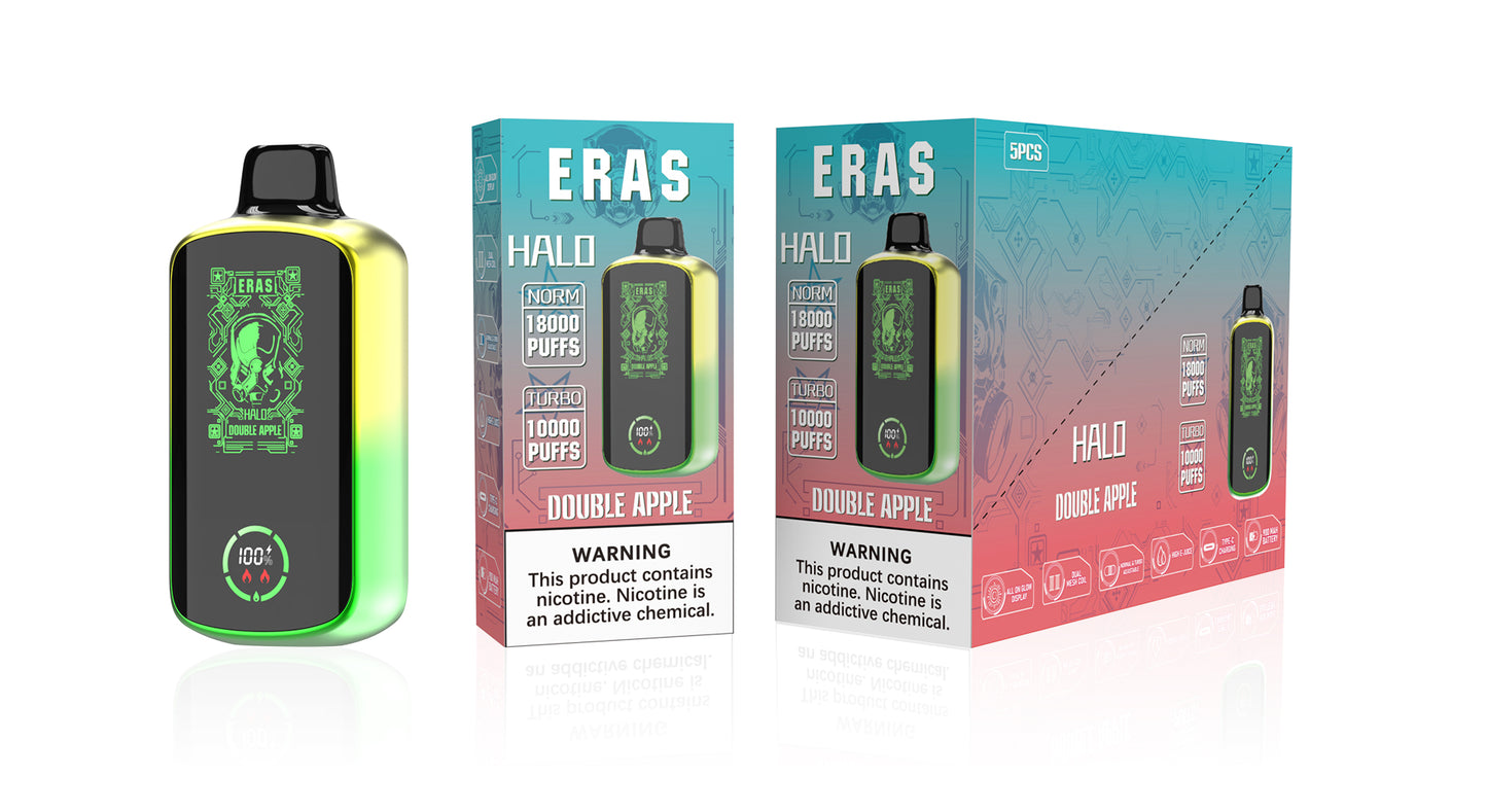 ERAS HALO DISPOSABLE VAPE 18000 PUFFS