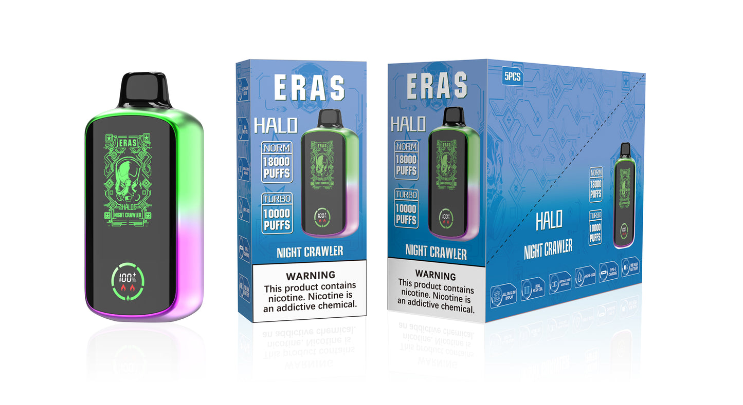 ERAS HALO DISPOSABLE VAPE 18000 PUFFS