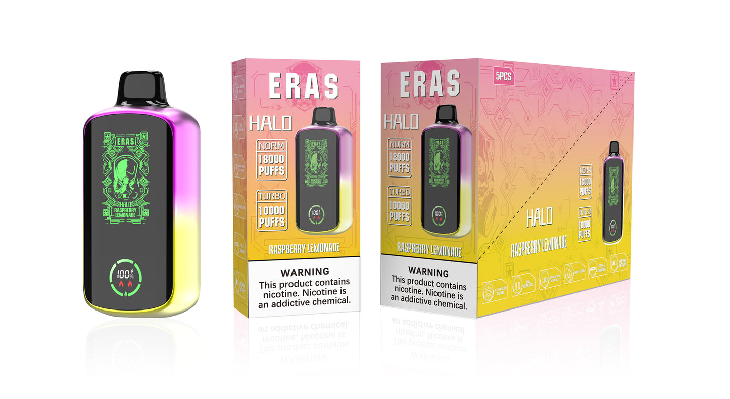 ERAS HALO DISPOSABLE VAPE 18000 PUFFS