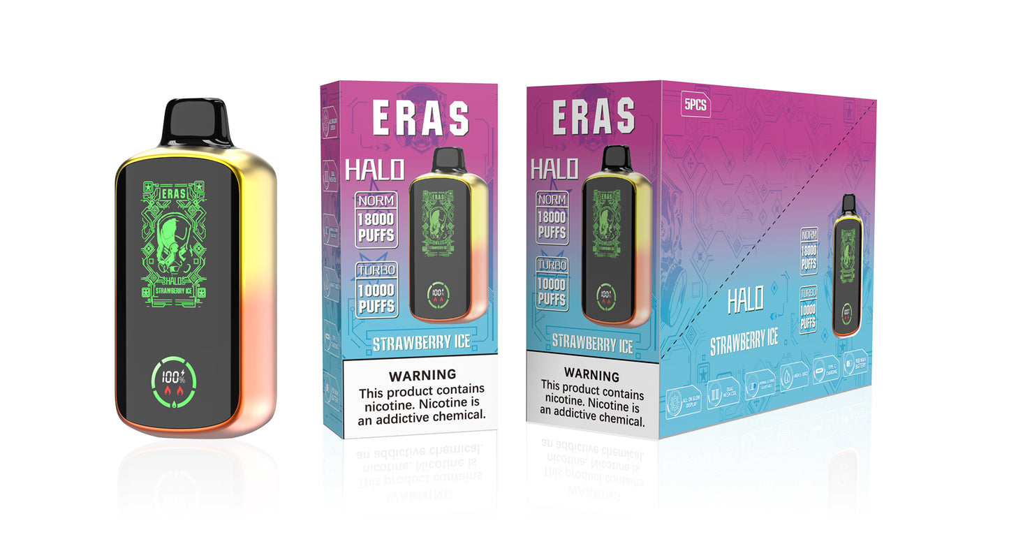 ERAS HALO DISPOSABLE VAPE 18000 PUFFS