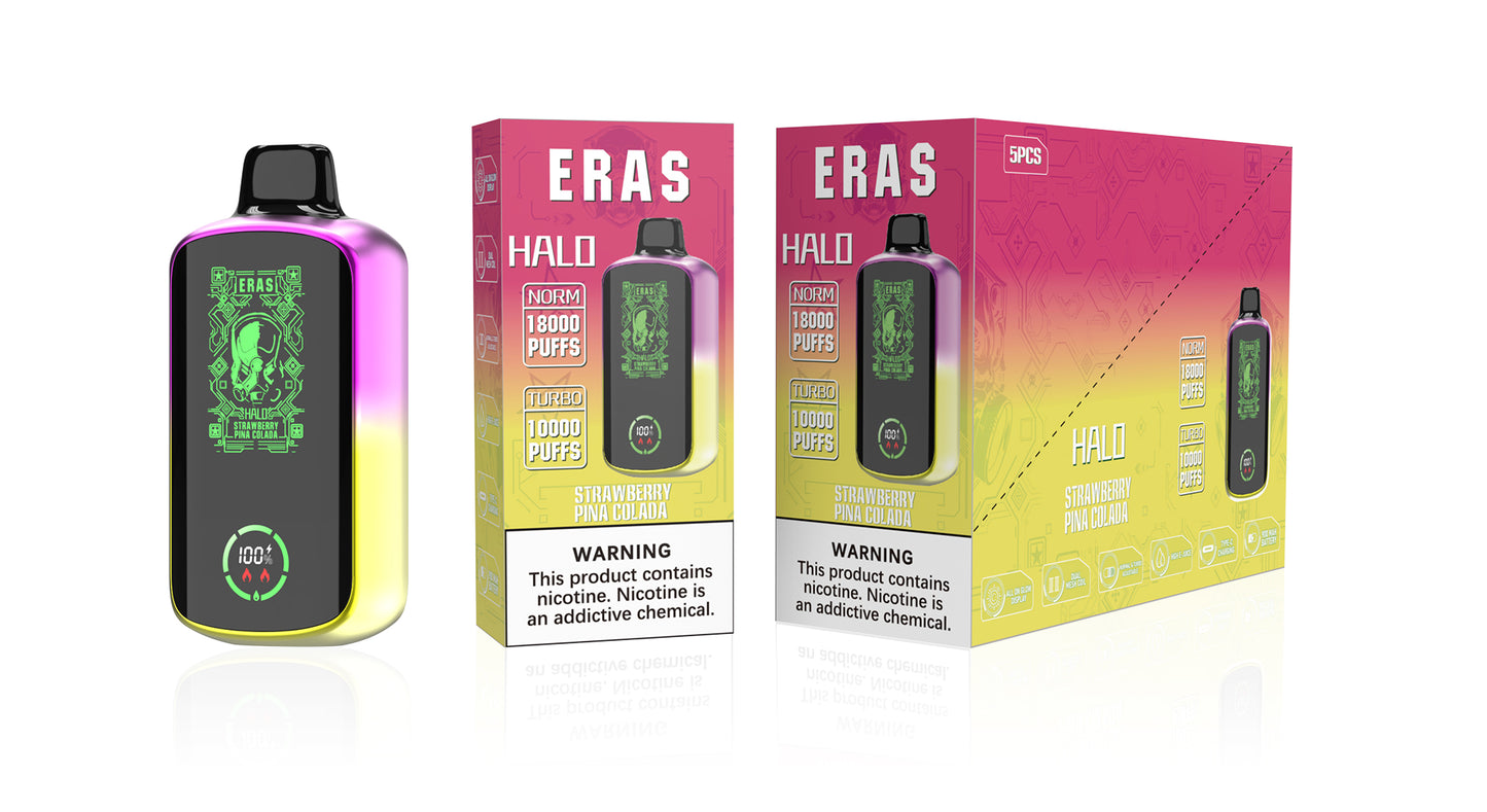 ERAS HALO DISPOSABLE VAPE 18000 PUFFS