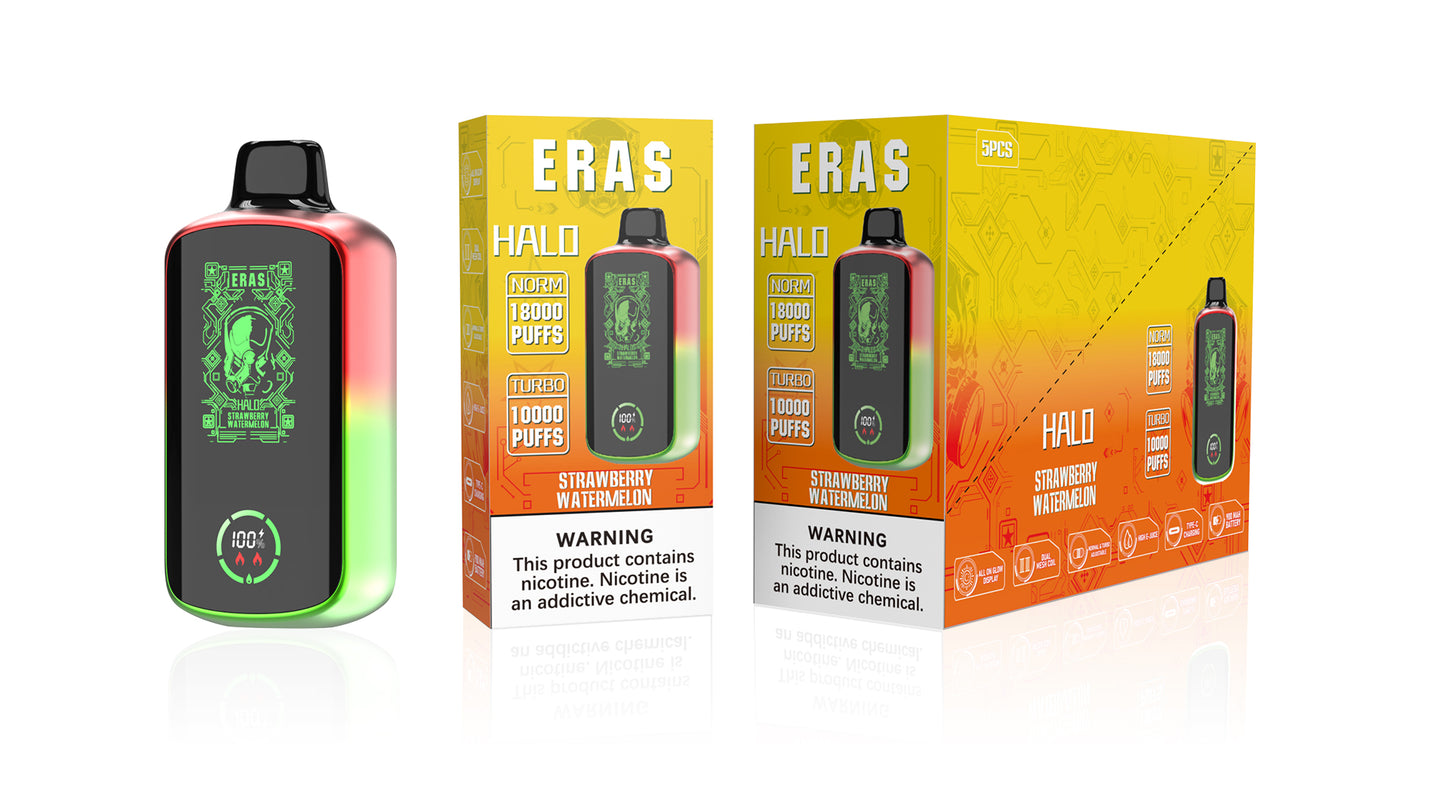 ERAS HALO DISPOSABLE VAPE 18000 PUFFS